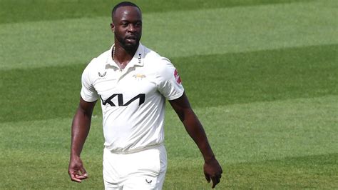 West Indies international bowler Kemar Roach rejoins Surrey for .